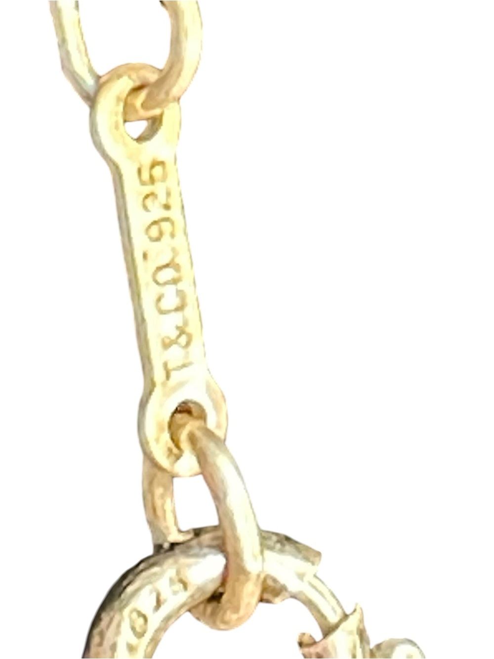Tiffany & Co. Paloma Picasso Sterling Silver "X" Kiss Pendant Necklace 16" - Picture 6 of 11